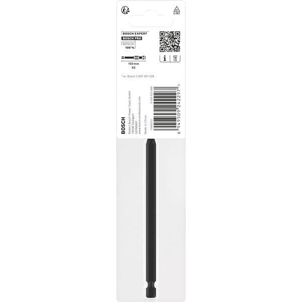 Bosch - Bit PRO Robertson Impact 2608522555 Bit, R2, 150 mm