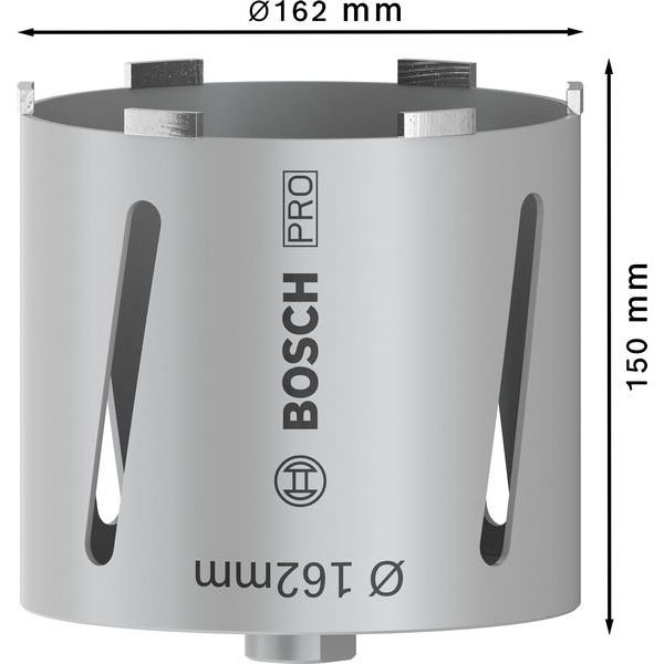 Bosch - Bohrkrone PRO Trockenbohrkrone, 162 2608587334 x 150 mm, G 1/2 Zoll