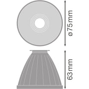 Ledvance - Lichttechnisches Zubehör/Ersatzteile für Leuchten Reflektor D85 TRACKSPREFLECTORD85f flood
