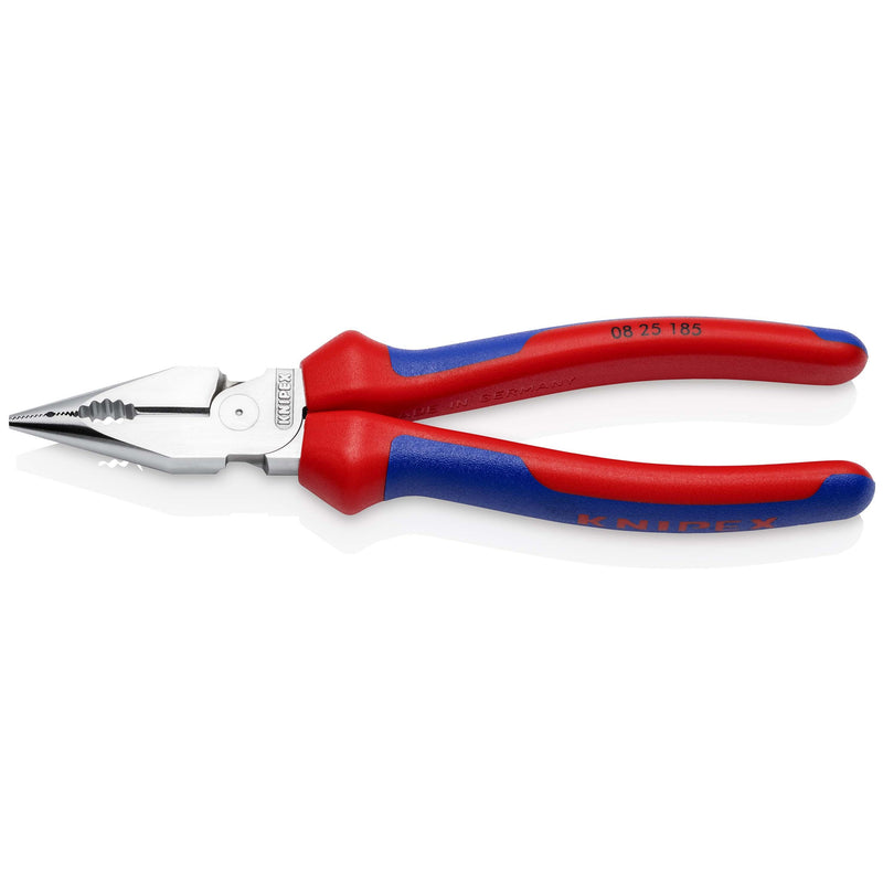 Knipex - Kombizange Spitzkombizange 08 25 185 mit 2K-Griffen