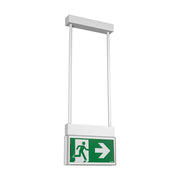 Ceag Notlichtsysteme - Mechanisches Zubehör/Ersatzteile für Leuchten Pendelabhängung 1,5m FTECCC-TSK-150-S silber