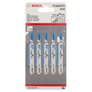 Bosch - Stichsägeblatt PRO Stainless Steel 2608636496 T118GFS − 10 Packung