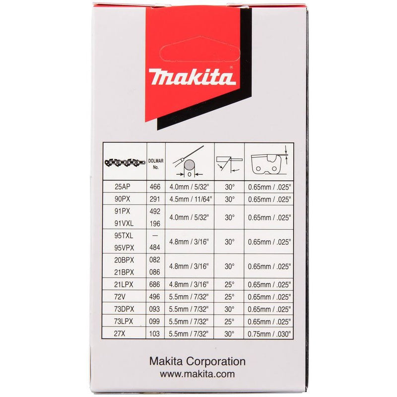 Makita - Sägekette 191G96-5 25cm 1,3mm 1/4Z HM