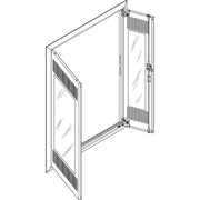 ABN - Tür/Bedientableau (Schaltschrank) Blendrahmen mit Mediatür GBRU37TM für UP-VT,3x7-reihig