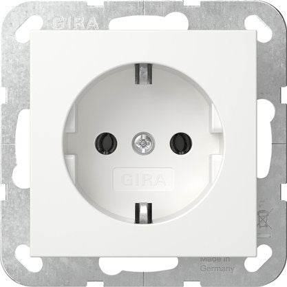 Gira - Steckdose o.Kr. 446627 Reinweiß