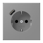 Jung - Steckdose SCHUKO Steckdose LC 1520-18 A 203 gris 31 (32011)