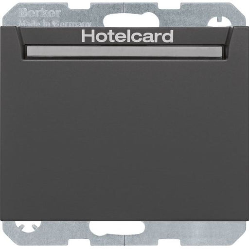 Berker - Taster Relais-Schalter Hotelcard 16417116 anthrazit matt