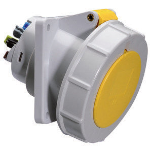 Bals Elektrotech - CEE-Anbausteckdose (IEC 60309) Anbausteckdose geneigt 16A 12831 4p 110V 4h IP67