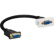 E+P Elektrik - Multi-Einsatz/Abdeckung für Daten- und Kommunikations-Anschlusstechnik Anschlussblende VGA WDV 15 LOSE f.WDA2Lose
