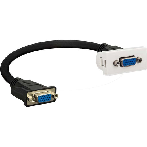 E+P Elektrik - Multi-Einsatz/Abdeckung für Daten- und Kommunikations-Anschlusstechnik Anschlussblende VGA WDV 15 LOSE f.WDA2Lose
