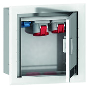Bals Elektrotech - CEE-Steckdosen-Kombination (IEC 60309) Unterputz-Gehäuse 560509 aus Edelstahl V2A