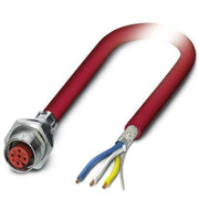 Phoenix Contact - Rundsteckverbinder, Einbau (mit Leitung) Bussystem-Einbausteckverb. SACCBP-M12FS#1559848 − 1 Stück