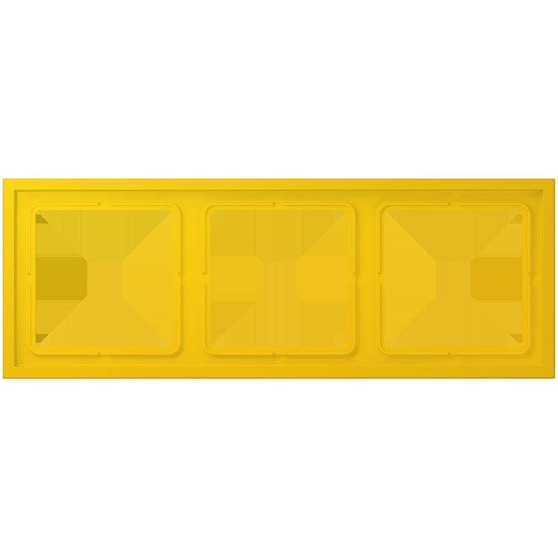 Jung - Abdeckrahmen Rahmen 3-fach LCZ 983 BF 263 le jaune vif