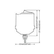 WAGO - Bauelementestecker Schaltermodul 2042-1108 AC 250 V,transluzent