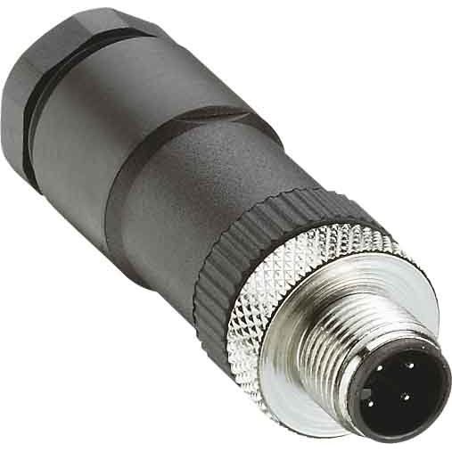 Belden - Rundsteckverbinder, feldkonfektionierbar (Industriesteckverbinder) Stecker m.Schraubver.,ger. RSC 4/DUO 4pol.,M12