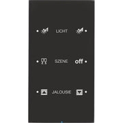 Berker - Bussystem-Tastsensor Touch-Sensor 3fach 75143155 Glas schwarz