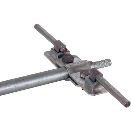 DEHN - Anschlussklemme für Stab-/Tiefenerder TE-Anschlussschelle ASTE202XKSV710STTZN St/tZn f. D 20mm