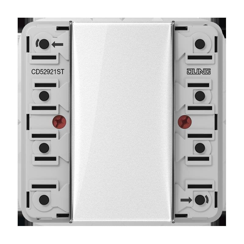 Jung - Bussystem-Tastsensor KNX Tastsensor-Modul 2f CD 52921 ST Universal