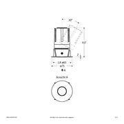 EVN Lichttechnik - Downlight/Strahler/Flutlicht LED-Einbauleuchte modular F06RXXXM1327L55D Konfigurationstype