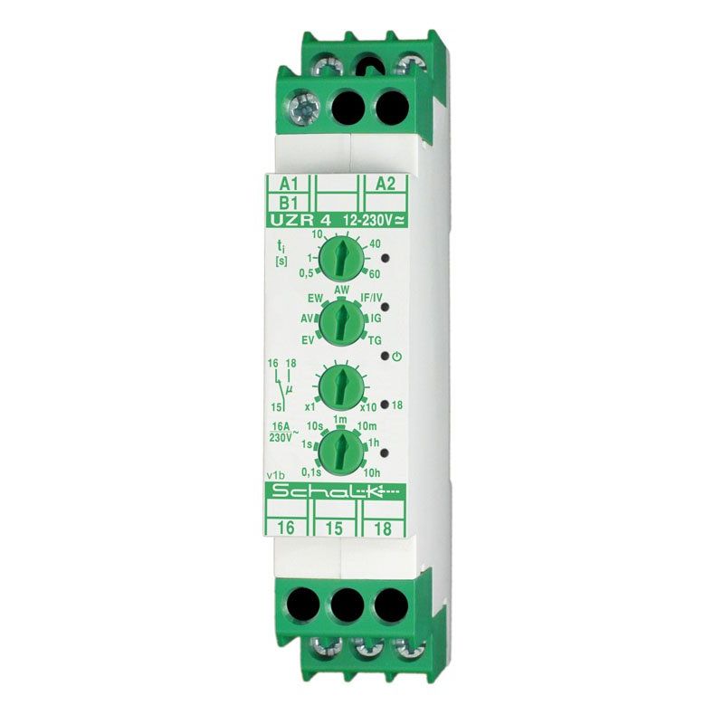 Schalk - Zeitrelais Multifunktions-Zeitrelais UZR 4 (12-230V UC) 12-230V 16A