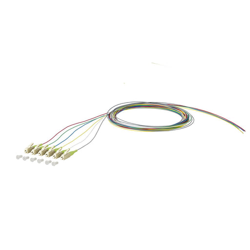 Metz Connect - LWL-Pigtail OpDAT Pigtail LC 2m 150R1JO0020E6 OM5 6-farbig − 6 Stück