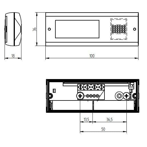 Grothe - Funksender Funk-Sender MISTRAL SE 03.1-s si-anth m.2Batt.1,5V