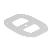 OBO Bettermann - Sockel für Installationssäule Bodenplatte ISSBPDM45RW 185x135x3mm