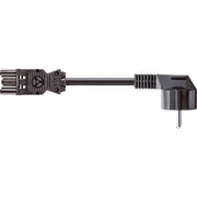 Bachmann - Konfektionierte Leitung für steckbare Gebäudeinstallation Zuleitung 3,0m sw 375.003 DESK