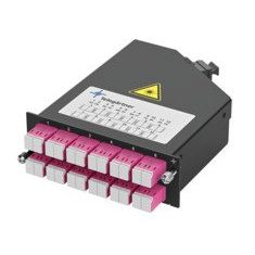 Telegärtner - Moduleinsatz für Patchpanel LWL HD3-ES FanOut-Modul 100022386 1 HE 12xLC-D OS2/APC