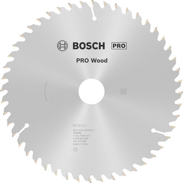 Bosch - Kreissägeblatt PRO Wood Kreissägeblatt, 2608640623 210 x 2,8 x 30 mm