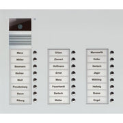 TCS Tür Control - Türstation für Türkommunikation Video-Außenstation Color AVU16240-0010 dreispaltig, f.24WE