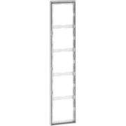 Peha - Abdeckrahmen Rahmen 5-fach alu chr D 95.575.70.60 waage/senkrecht