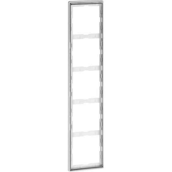 Peha - Abdeckrahmen Rahmen 5-fach alu chr D 95.575.70.60 waage/senkrecht