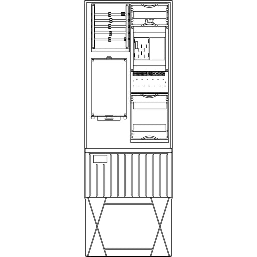 Elsta Mosdorfer - Zähler-Komplettschrank Zähleranschlusssäule ZS321B.W1.36 A320 W1 1Z BKEI 36TE