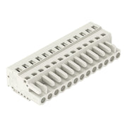 WAGO - Kabelsteckverbinder für Leiterplattensteckverbinder 1-Leiter-Federleiste 721-113/026-000 CAGECLAMP 2,5mm²,lgr − 25 Stück