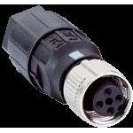 Sick - Rundsteckverbinder, feldkonfektionierbar (Industriesteckverbinder) Konfektion. Steckverbinder DOS-1204-GQU8