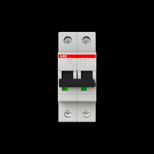 ABB Stotz S&J - Leitungsschutzschalter Sicherungsautomat S202-C6 6kA 6A C 2p