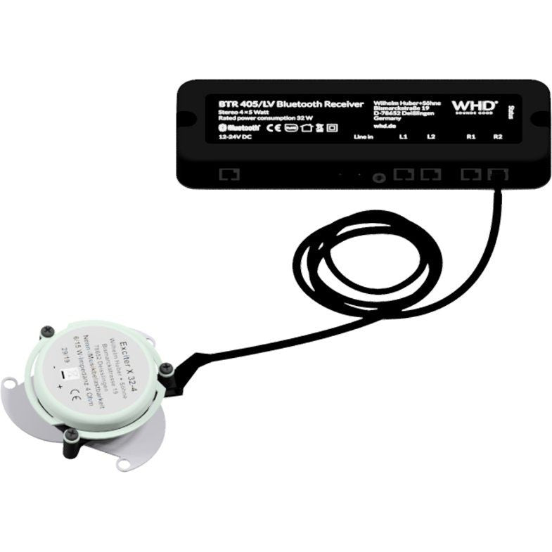 WHD - Zubehör/Ersatzteile für Beschallungssysteme Bluetooth-Receiver BTR405LVSET sw BTR405LV,2xExciterX