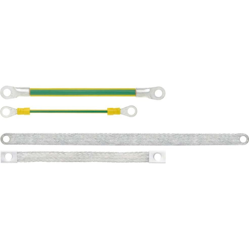 Lapp Zubehör - Ersatzteile für Erdung und Blitzschutz ERDUNGSBAND-1X4/M8/300MM- 4571123 GN/YE − 25 Stück