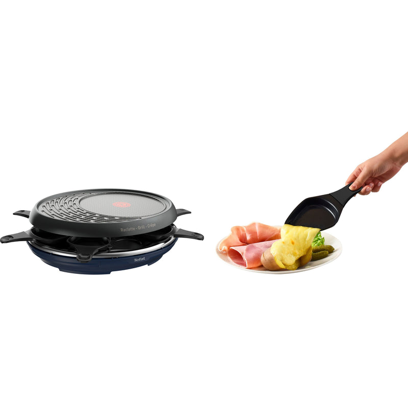 Tefal - Raclette Raclette-Grill +Crepe RE 3104 sw/bl 3in1 − 2 Stück