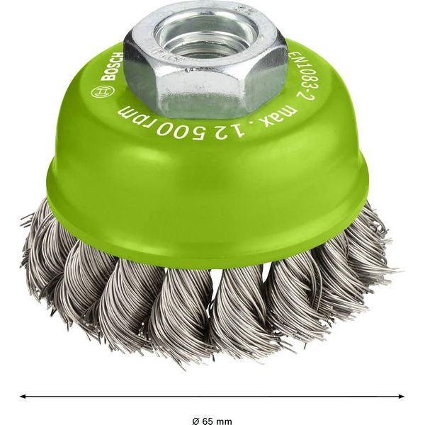 Bosch - Rotierende Drahtbürste PRO Stainless Steel heavy 2608622104 Topfbürste 65 x 0,35