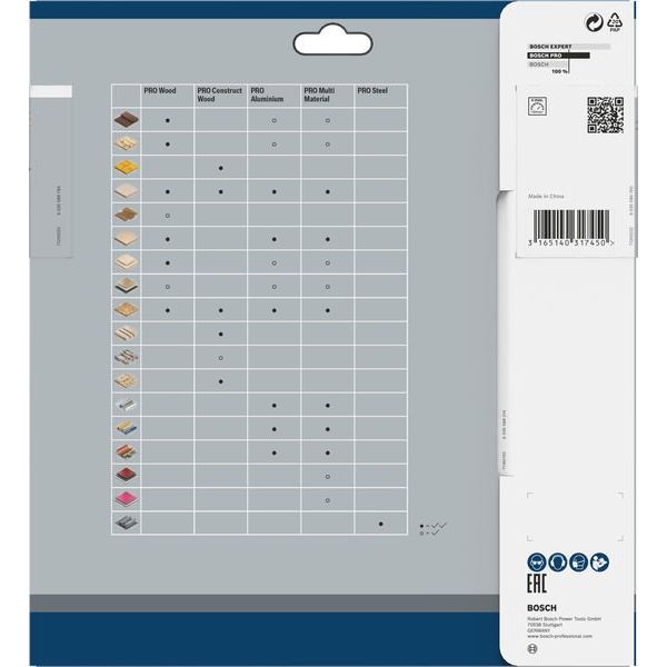 Bosch - Kreissägeblatt PRO Multi Material 2608640447 Kreissägeblatt 216 x