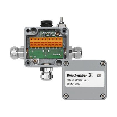 Weidmüller - Feldbus, Dez. Peripherie - Kommunikations-Modul Feldbusverteiler FBCON DP CG 1WAY