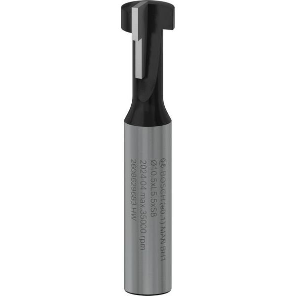 Bosch - Fräser PRO T-Nutfräser, 10,5 x 2608629683 6,6, Schaft 8 mm