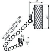 Telegärtner - Schutzkappe für Industriesteckverbinder 7-16-Abdeckkappe 100021286 f. Buchse B07