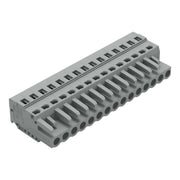 WAGO - Kabelsteckverbinder für Leiterplattensteckverbinder Federleiste 231-115/026-000 15pol., 5mm ger. − 25 Stück