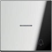 Jung - Abdeckung/Bedienelement für Installationsschalterprogramme Wippe Symbol KLINGEL gl.ch GCR 2990 KO5 K für beleuchtb.Taster