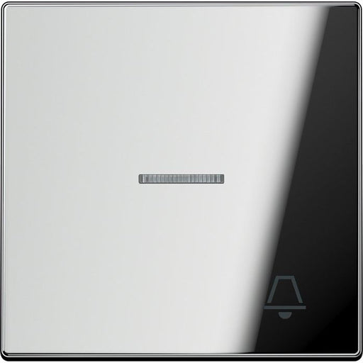 Jung - Abdeckung/Bedienelement für Installationsschalterprogramme Wippe Symbol KLINGEL gl.ch GCR 2990 KO5 K für beleuchtb.Taster