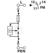 Phoenix Contact - Blitzstromableiter für Energietechnik Blitzstromableiter FLTSECHT1-1C264/25FM Typ 1