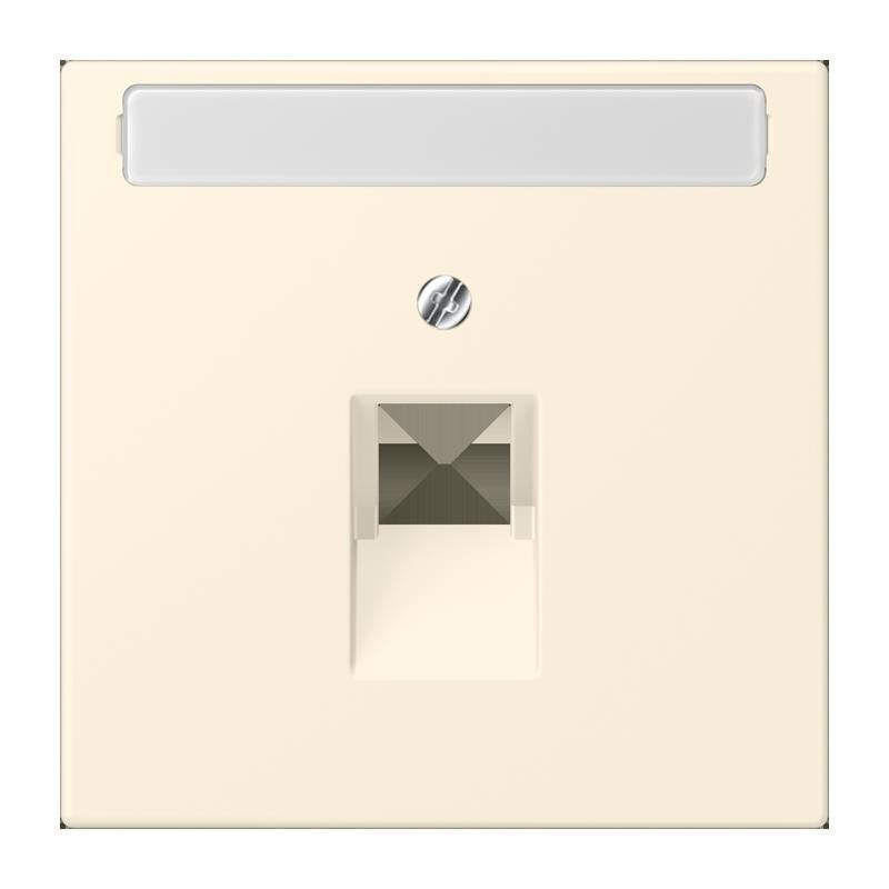 Jung - Einsatz/Abdeckung für Kommunikationstechnik Abdeckung für IAE/UAE LC 969-1 NAUA 245 blanc ivoire (4320B)